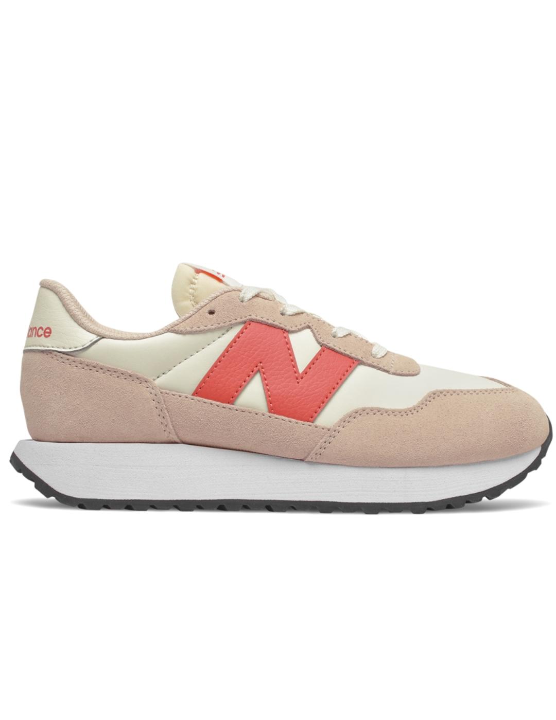 parque Natural Corrupto policía Zapatillas new balance gs237pk1 rosa blanco de niña.