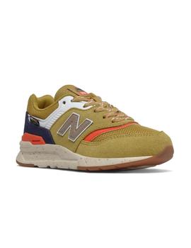 Zapatillas new balance 997h cordura amarillo de niño.