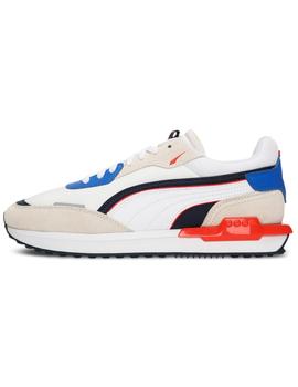 Zapatillas puma city rider blanco de hombre.