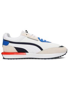 Zapatillas puma city rider blanco de hombre.