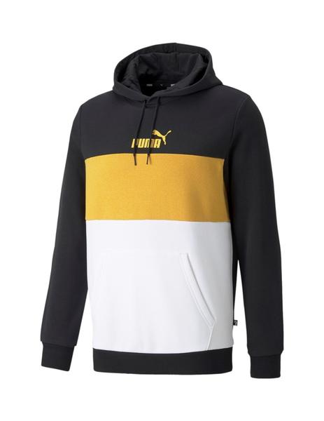 puma essential negro amarillo blanco hombre.