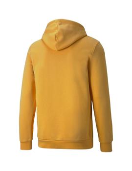 sudadera puma essential big logo amarillo de hombre.