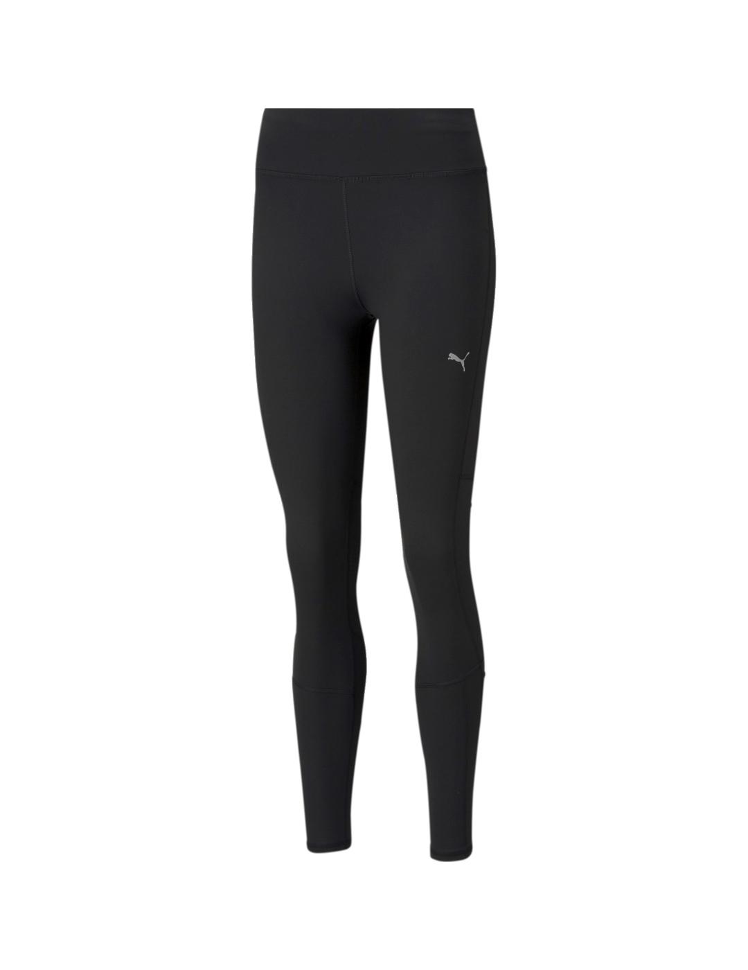 malla puma run fav reg rise full tight negro de mujer.