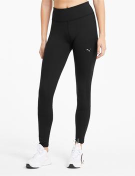 malla puma run fav reg rise full tight negro de mujer.