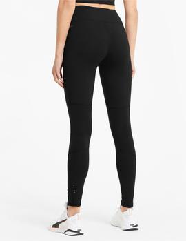 malla puma run fav reg rise full tight negro de mujer.