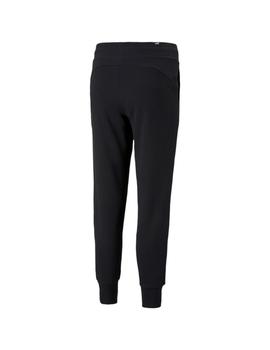 Pantalon puma essential sweatpants negro de mujer.