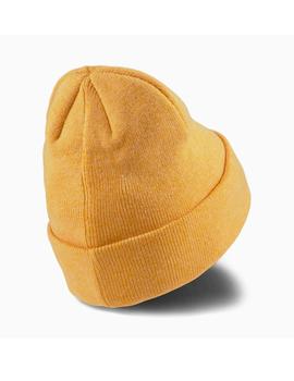 gorro puma archive heather beanie amarillo unisex.