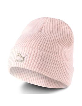 gorro puma archive mid fit beanie rosa de mujer.