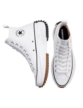 Zapatillas converse run star hike canvas platform blanco.