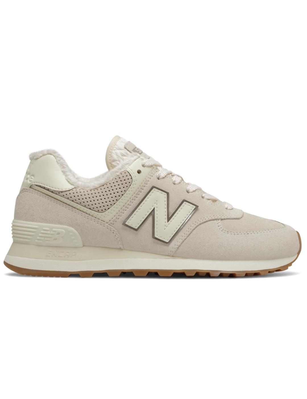 Desagradable Conciencia zoo Zapatillas new balance 574 beige de mujer.