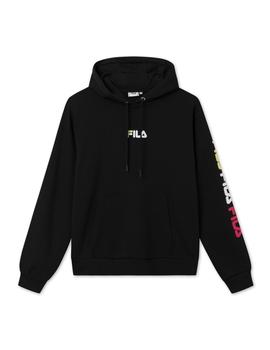 sudadera fila satria negro de hombre.