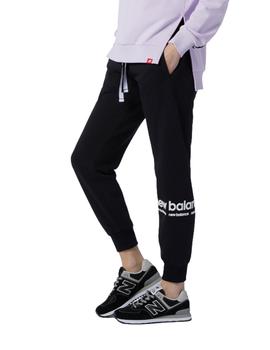 pantalon New Balance essentials id swtp negro de mujer.
