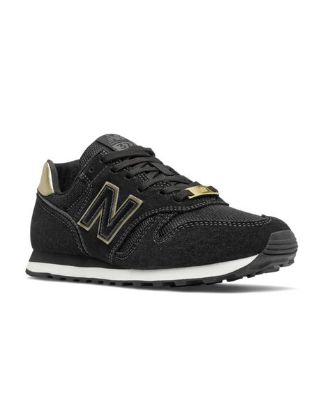 Zapatillas New Balance 373 negro dorado mujer.