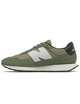 Zapatillas New Balance 237 verde de hombre.