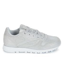 Mala fe Poder va a decidir Zapatillas de Niño Reebok CLASSIC LEATHER PLATA