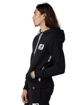 sudadera new balance essentials negro de hombre.