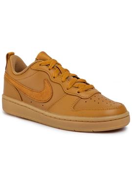 Zapatillas nike court borough low 2 gs marron de niño.