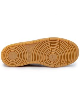 Zapatillas nike court borough low 2 gs marron de niño.