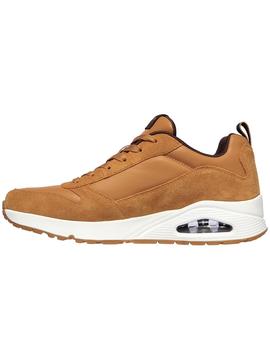 Zapatillas skechers uno stacre marron de hombre.