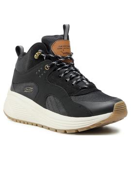 Botas skechers bobs sparrow 2.0 mt. goddess negro de mujer.