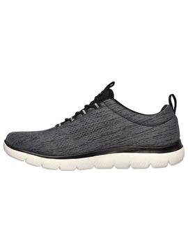 Zapatillas skechers summits louvin gris de hombre.