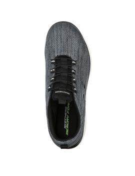 Zapatillas skechers summits louvin gris de hombre.