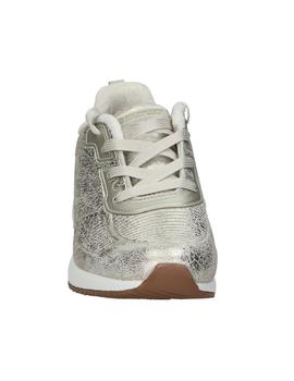 Zapatillas skechers bobs squad plata de mujer.