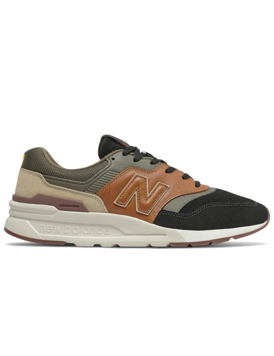 Zapatillas new balance 997h marron hombre.