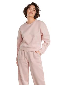 chándal puma loungewear suit lotus rosa de mujer.