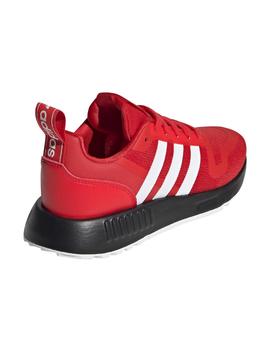 Zapatillas adidas multix j rojo de niño.