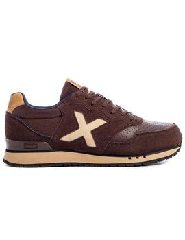 Zapatillas munich dash premium marron de hombre.