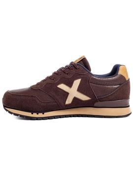 Zapatillas munich dash premium marron de hombre.