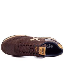 Zapatillas munich dash premium marron de hombre.