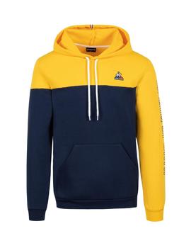 sudadera le coq sportif saison 2 nº1 azul amarillo de hombre