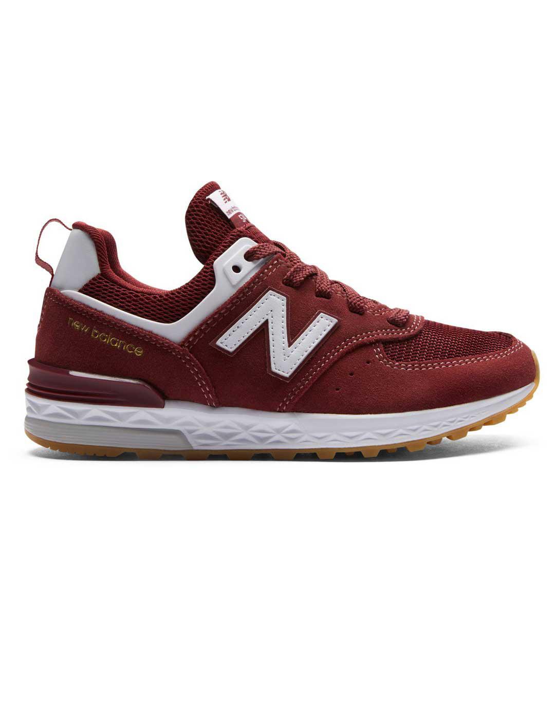 Zapatillas de Chica New Balance GS574MU GRANATE