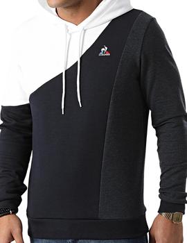 sudadera le coq sportif saison 1 nº1 marino blanco de hombre