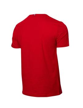 camiseta le coq sportif bat tee ss nº2 rojo de hombre.