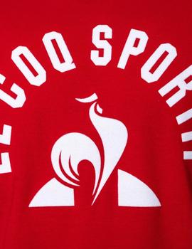 camiseta le coq sportif bat tee ss nº2 rojo de hombre.