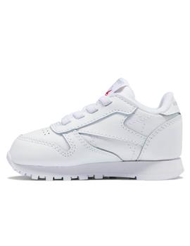 Zapatillas reebok classic lthr inf blanco de bebé.