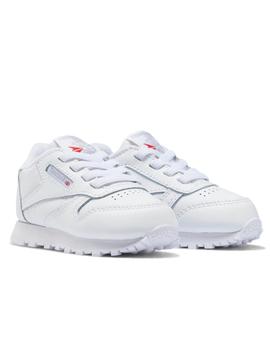 Zapatillas reebok classic lthr inf blanco de bebé.