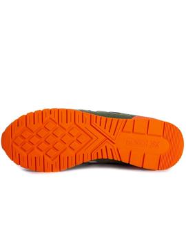 Zapatillas munich dash 139 verde naranja de hombre.