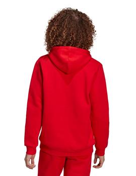 sudadera con capucha adidas essential rojo de hombre.