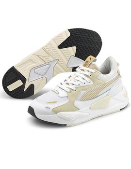 Zapatillas puma rs-z metallic blanco de mujer.