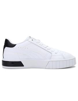 Zapatillas puma cali star blanco negro de mujer.