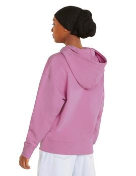 sudadera con capucha puma swxp graphic rosa de mujer.