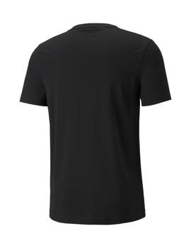 camiseta puma bmw mms logo negro de hombre.