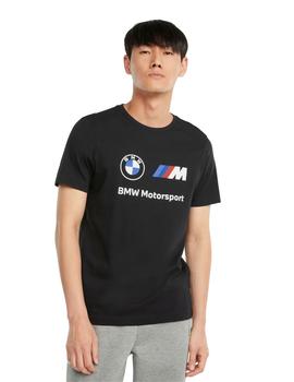 camiseta puma bmw mms logo negro de hombre.