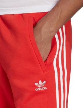 Pantalon adidas 3-stripes rojo de hombre.