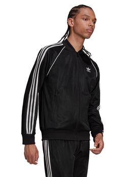 Chaqueta adidas classics sst high shine negro de hombre.