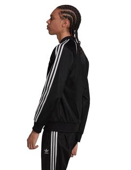 Chaqueta adidas classics sst high shine negro de hombre.